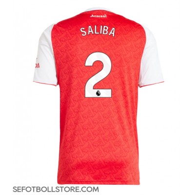 Arsenal William Saliba #2 Replika Hemmatröja 2025-26 Kortärmad Arsenal William Saliba #2 Replika Hemmatröja 2025-26 Kortärmad